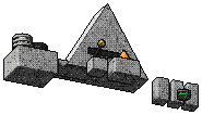 The prism pool feeds a furnace; a lever anyone can pull burns the bought-back tokens.